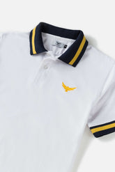 Contrast Collar Polo Shirt - Morocco